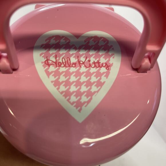 HTF Vintage 1997 Pink Sanrio Character Town Tin Storage Can - Picture 2 of 11